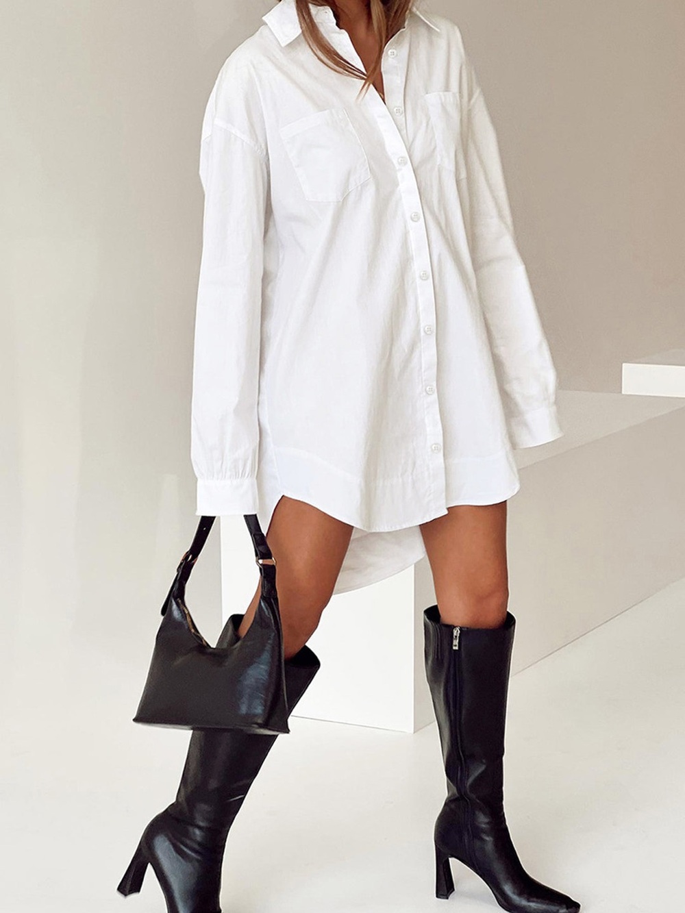 Commense Boho Button Down Long Shirt xs LL1-24 - Picture 3 of 4